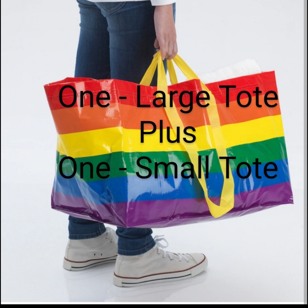 Two Limited Edition IKEA Shopping Bags